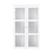 Renin Renin 30 in. x 80 1/2 in. Euro 3-Lite Design Pivot Door PV5402BWFGC030080 - alternate 1